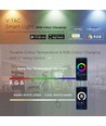 V-Tac 5W Smart Home LED lampa - Tuya/Smart Life, fungerar med Google Home, Alexa och smartphones, E14