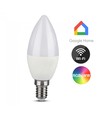 V-Tac 5W Smart Home LED lampa - Tuya/Smart Life, fungerar med Google Home, Alexa och smartphones, E14