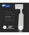Lagertömning: V-Tac vit skenaspotlight 7W - Samsung LED chip, 3-fas