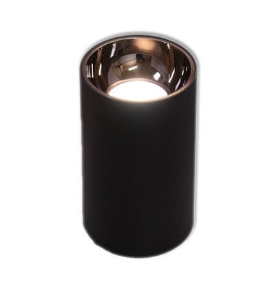 Outlet: LEDlife ZOLO pendellampa - 6W, Cree LED, svart/guld, m. 1,2m sladd