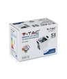 Outlet: V-Tac 4W LED spotlight - Hål: 4,5x4,5 cm, Mål: 5,5x5,5 cm, UGR19, RA90, Samsung LED chip, 230V