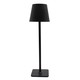 Uppladdningsbar LED bordslampa Inomhus/utomhus - Svart, touch dimbar, CCT, IP54 utomhus bordslampa