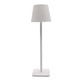 Uppladdningsbar LED bordslampa Inomhus/utomhus - Vit, touch dimbar, CCT, IP54 utomhus bordslampa