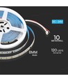 V-Tac 10W/m LED strip IC vandrande ljus - 10m, vandrande ljus, inkl kontroller, 120 LED per meter, 24V