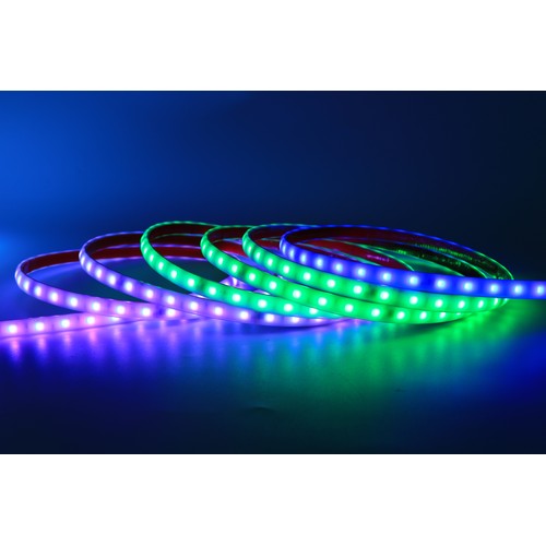 12W/m RGBIC LED strip - 5m, IP68, 60 LED pr. meter, 230V