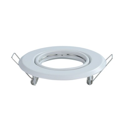 Downlight kit utan ljuskälla - Hål: Ø7 cm, Mål: Ø9,3 cm, Vit, välj MR16 eller GU10 sockel