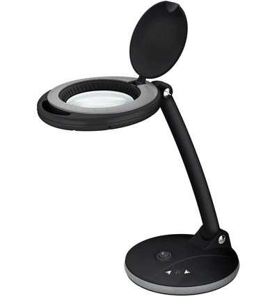 LED förstoringslampa 6W - Svart, bordlampa