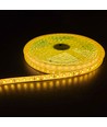 Gul 10W/m LED-strip - 5m, 120 LED pr. meter, 24V, IP65