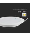 V-Tac 24W LED downlight - Hål: Ø28 cm, Mål: Ø29,6 cm, 230V