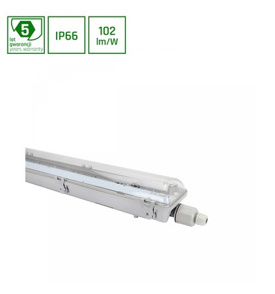 Limea LED 36W 120cm - kallvit, garage, genomskinlig