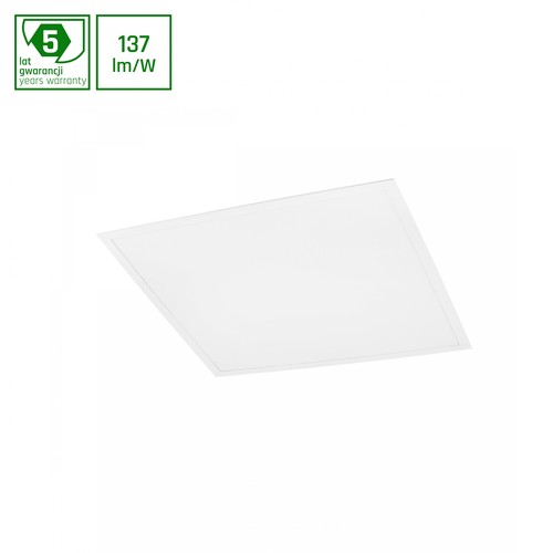 ALGINE Panel bakgrundsbelyst 30W - Varmvit, 230V, 120°, IP20, 600x600x28, vit