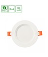 Dure 3 Max Downlight 12W - Varmvit, 230V, 110°, IP44, IK06, Ø140x30, Vit, Rund