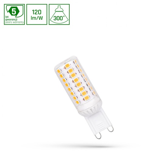 LED 4.2W G9 230V - Varm Vit, Premium, Spectrum