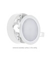 Algine 2i1 Yt-Underlagd Downlight 6W - 560lm, Neutral Vit, 230V, IP20, Rund