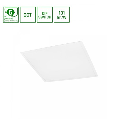 Algine Panel 30W CCT 230V 120° IP20 600x600x35mm Vit