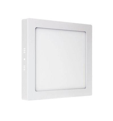 Algine Eco LED fyrkantig IP20 varm vit - 230V, 12W, takpanel vit ram överflatmonterad