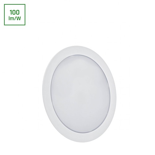 ALGINE 2i1 Downlight 12W - Ytmonterad, 1200lm, Neutral Vit, 230V, IP20, Rund