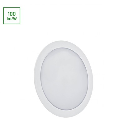 ALGINE 2i1 Downlight 12W - Ytmonterad, 1200lm, Neutral Vit, 230V, IP20, Rund