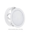 ALGINE 2i1 Downlight 12W - Ytmonterad, 1200lm, Neutral Vit, 230V, IP20, Rund