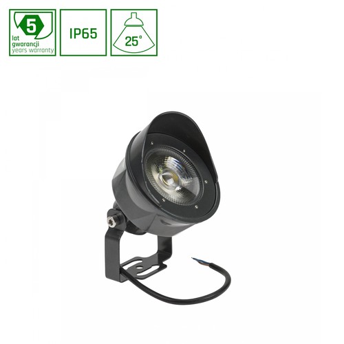 FLORI Spot 24W - 25°, 24V, varm vit, IP65.