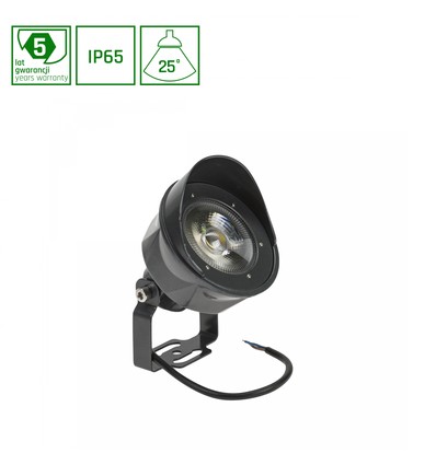 FLORI Spot 24W - 25°, 24V, varm vit, IP65.