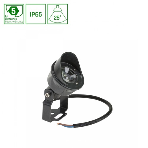 FLORI Spot 5W - 25°, 24V, Varm Vit, IP65