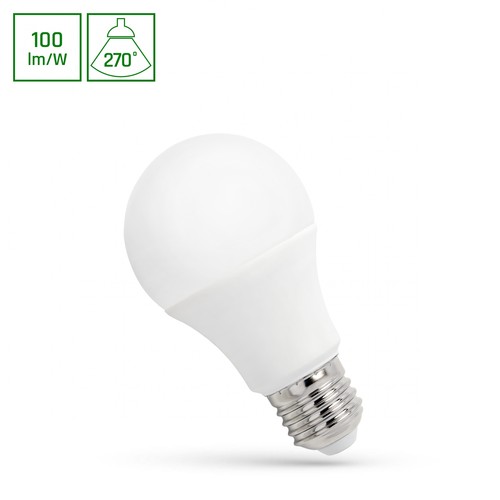 LED A60 E27 9W - 230V, Neutral Vit, Spectrum