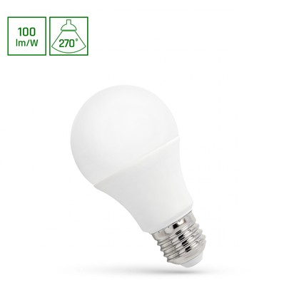 LED A60 E27 9W - 230V, Neutral Vit, Spectrum