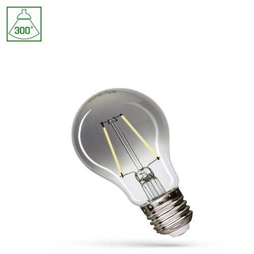 LED A60 E27 2W Koltråd Neutral Vit - Modernshine, Spectrum