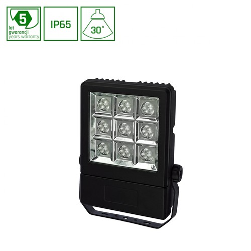 LYSSE 12LED Cree 25W 230V - 30° IP65, Neutral vit, fasadbelysning