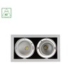 MODERN-DAY Downlight - 2x1LED COB Citizen 40° 700mA, 2x27W, IP20, Varmvit