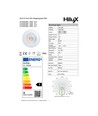 HiluX D1 Gen3 - Full Spectrum LED Inbyggnadsspot, 2.8W, RA97 2700K, Svart