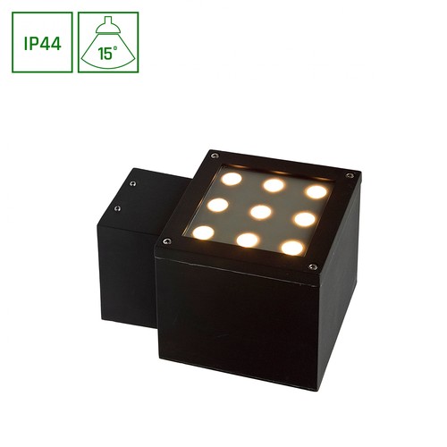 TORRE 9LED CREE 15° 230V 9W IP44 väggmonterad