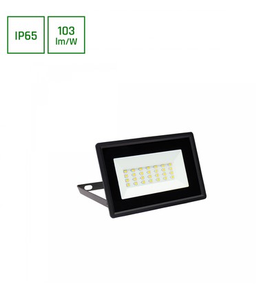 Noctis Lux Strålkastare 20W - 230V, IP65, 120x90x27mm, svart