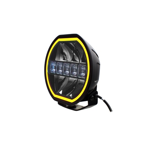 7" Prolumo 108W Beam HEXA E-godkänd - LED-fjärrljus, dubbellägesljus