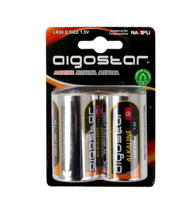 Alkaliskt Batteri LR20D 1,5V 2-pack