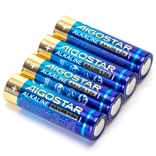 4 st. AA Alkaline Batteri - LR6, 1,5V