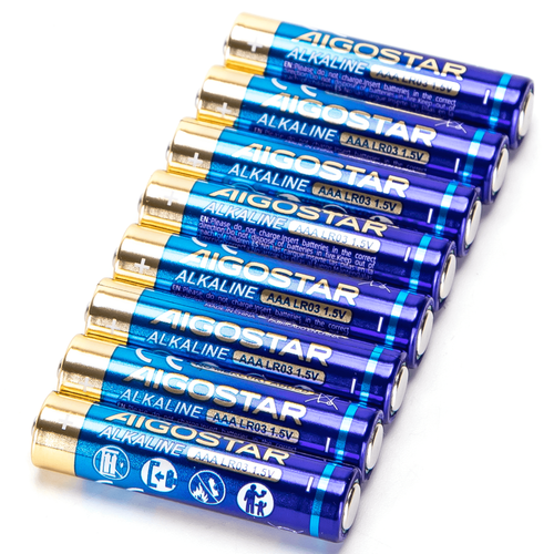 8 st. AAA Alkaline Batteri - LR03, 1,5V