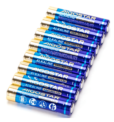 8 st. AAA Alkaline Batteri - LR03, 1,5V