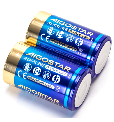 Alkaliskt batteri - LR20D 1,5V 2-pack