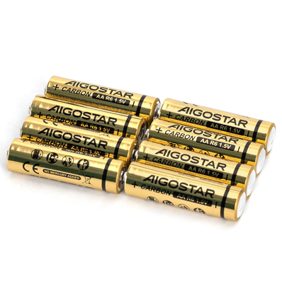 8 st AA Batteri - R6, 1.5V