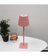 Uppladdningsbar LED bordslampa Inomhus/utomhus - Pink, touch dimbar, CCT, IP54 utomhus bordslampa