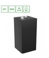 TORRE 18W CCT 230V IP54 99x78x162mm Svart Fyrkantig Fasadbelysning