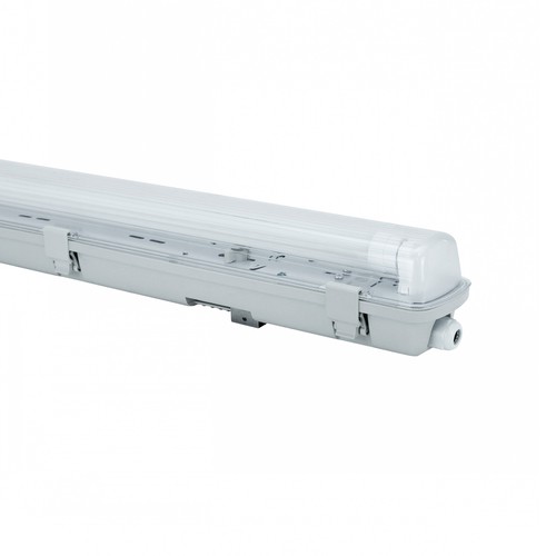 Limea H LED-armatur G13 - Vattentät, 1x120, 250V, IP65, 1320x75x90 mm, grå, H, utan ljuskälla