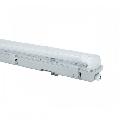 Limea H LED-armatur G13 - Vattentät, 1x120, 250V, IP65, 1320x75x90 mm, grå, H, utan ljuskälla