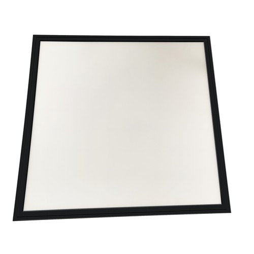 60x60 bakgrundsbelyst CCT LED panel - 36W, svart kant, 140lm/W