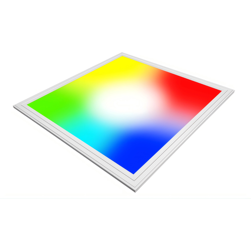 60x60 RGB+CCT LED-panel - 36W, vit kant