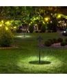 Lagertömning: V-Tac 7W LED trädgårdarmatur - Svart, med spjut och fot. IP65, 230V