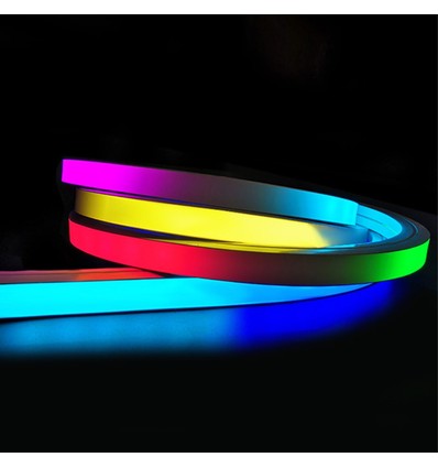 12W/m 15x15 RGBIC LED strip - 5m, IP67, 90 LED per meter, 230V