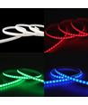 5 meter RGB CLIP-ON vattentät LED strip - Vit täckning, 230V, 60 LED, 9W per. meter